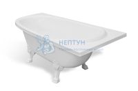 Ванна Эстет Venecia silk ФР-00014528 170х80 пристенная асимметричная правосторонняя