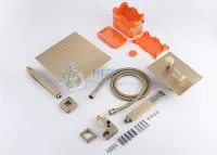 Душевой комплект REA BENTO + BOX GOLD REA-P4893