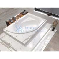 Акриловая ванна Whitecross Aquarella 170x110 асимметричная 0109.170110.100