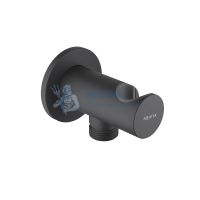 Шланговое подсоединение с держателем AQUATEK, матовый черный AQ2464MB