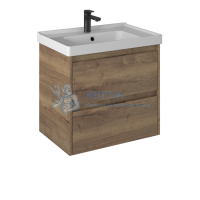 Тумба с умывальником Briz Берн 70 см Дуб Веллингтон табак 238 03-18070-15 00 ВЕЛ