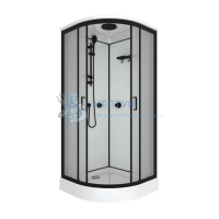 Душевая кабина Прайм-Блэк (Вельвет) М3 90x90А Triton