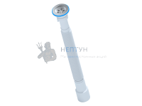 Сифон для мойки АНИ пласт G216 1 1/4" 40/50 мм гофрированный 566-1391 мм