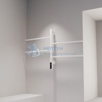 Полотенцесушитель электрический Abber Universal AH4504MW белый матовый