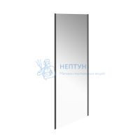 Душевая боковая панель VETRO, 100х195, матовый черный