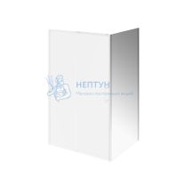 Душевая боковая панель LINDO, 100х195, матовый черный