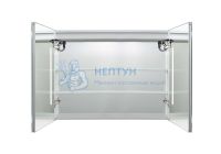 Шкаф зеркало для ванной с подсветкой Aquatek AQ7904-MLC, прямоугольное, сенсорное управление, 900*700*133