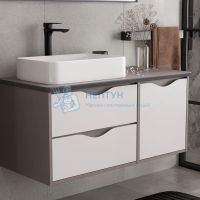 Подвесная тумба с умывальником EQUIL Smile tpSMILE60.2Y-04
