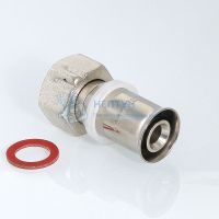 Соединитель пресс с накидной гайкой 20x3/4" Valtec VTm.222.N.002005