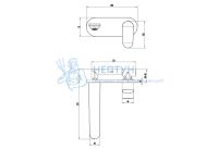 Встраиваемый смеситель Хром Aquatek Ника AQ1813CR
