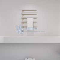Полотенцесушитель электрический Abber Charme AH4005G золото матовое