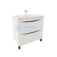Тумба напольная, белая, 80 см, Cloud, Iddis CLO80WFi95. Подходит ум. 0138000i28