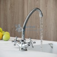 Смеситель для кухни AVRORA Vesta с высоким поворотным изливом AV2120