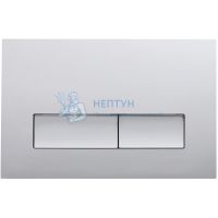 Клавиша смыва Veconi FLUSH V1 FLV1-C хром глянец