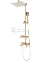 Душевая стойка с изливом REA JACK Gold REA-P7008