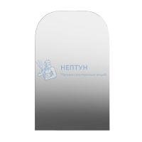 Зеркало VETRATA R 720х1115 мм, сенсор со сменой цвета подсветки и антизапотевание, белое  