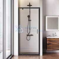 Душевая дверь в нишу 90x195 см Am.Pm Gem W90G-90-1P-BT