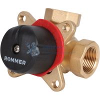 Клапан трехходовой смесительный смесительный 3/4 KVs 6,3 Rommer