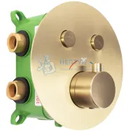 Душевой комплект термостатический REA MILER + BOX Gold mat REA-P6716