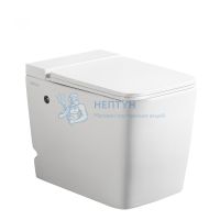 Унитаз ABBER Rechteck AC1212P приставной белый с импульсным смывом