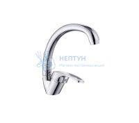 Смеситель для кухни Feinise S4515(4513) поворотный высокий излив