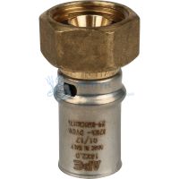 Муфта пресс с накидной гайкой 16x1/2" Stout SFP-0016-001216