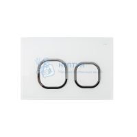 Клавиша смыва, универсальная, белая, Uniglass, 001, Iddis, UNG01WCi77