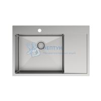 Мойка нерж. сталь, сатин, чаша слева, 780*510, Haze, Iddis HAZ78SLi77