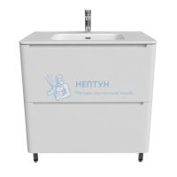 Тумба с умывальником, напольная, 80 см, белая, Edifice, Iddis EDI80WFi95K