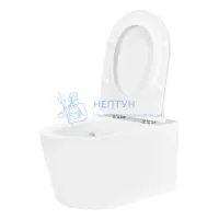 Унитаз подвесной белый с сиденьем микролифт TECEspring Pro S710001