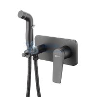 Смеситель Lemark Bronx LM3720BL с гигиеническим душем, встраиваемый