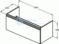 Тумба для умывальника Ideal Standard TESI T0048OV
