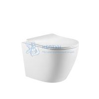 Унитаз подвесной безободковый Triton-Pro Verso VO-1832 с сиденьем микролифт