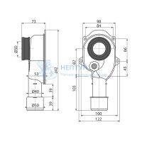 Сифон для писсуара AlcaPlast A45C