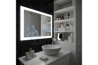 Зеркало для ванной с подсветкой Uperwood Barsa 80*70 см, LED подсветка, сенсорный выключатель, антизапотевание 2930205443