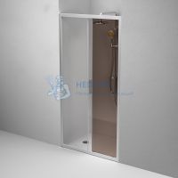 Дверь душевая в нишу 1000x25 Am.Pm Gem W90G-100-1-195MBr
