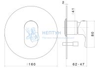 Встроенный однорычажный смеситель OLE для душа с переключателем на два потока, золотой атласный