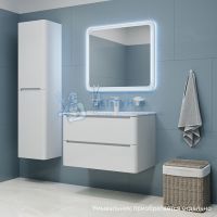 Тумба подвесная, белый, 80 см, Edifice, Iddis EDI80W0i95. Подходит умывальник 0108000i28