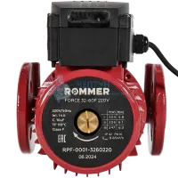 Циркуляционный насос Rommer Force фланцевый трехскоростной 32-60F 220V RPF-0001-3260220