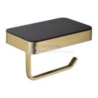 Бумагодержатель с полкой для телефона ABBER Westen AA1730G золото