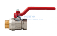Кран шаровый прямой 1/2" вн./нар. ручка-рычаг Itap IDEAL 091