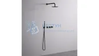 Душевой комплект REA EXIT Black mat REA-P8000