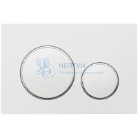 Клавиша смыва Veconi FLUSH V10 FLV10-WC белая матовая