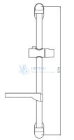 Душевая стойка хром Haiba HB8007