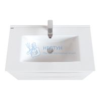 Тумба с умывальником, напольная, 80 см, белая, Cloud, Iddis CLO80WFi95K
