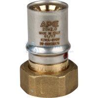 Муфта пресс с накидной гайкой 20x3/4" Stout SFP-0016-003420