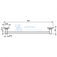 Полотенцедержатель 60 см Ideal Standard IOM A9118AA
