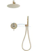 Душевой комплект REA LUNGO + BOX GOLD REA-P4110