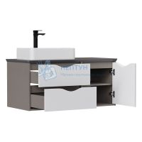 Подвесная тумба с умывальником EQUIL Smile tpSMILE60.2Y-04