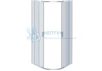 Душевой уголок Aquatek AQNAA2142-80 Стекла Прозрачные Профиль Хром 800x800